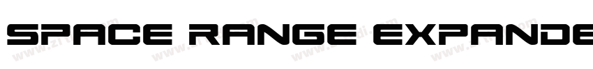 space range expanded字体转换